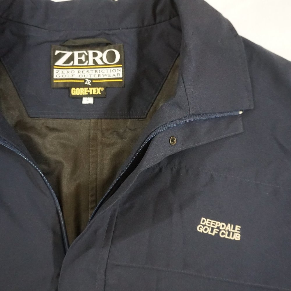 Zero Restriction Golf Pullover GTX DeepDale Logo